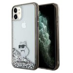 Karl Lagerfeld nakładka do iPhone 11 KLHCN61LKCNSK transparentna HC LIQ. GLITTER C