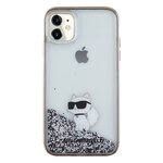 Karl Lagerfeld nakładka do iPhone 11 KLHCN61LKCNSK transparentna HC LIQ. GLITTER C