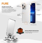 Ugly Rubber nakładka Pure do iPhone 15 Pro Max 6,7" transparentna