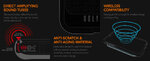 Ugly Rubber nakładka UMODEL do iPhone 15 Pro Max 6,7" clear czarna
