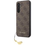 Guess nakładka do Samsung Galaxy S23 FE GUHCS23FEGF4GBR brązowa HC PU 4G CHARM