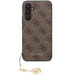 Guess nakładka do Samsung Galaxy S23 FE GUHCS23FEGF4GBR brązowa HC PU 4G CHARM