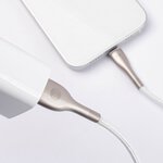 Forever kabel Sleek USB - USB-C 1,0 m 3A biały