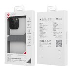 Comma nakładka Hard Jacket do iPhone 15 przeźroczysta antybakteryjna