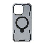 Nakładka Defender Mag Ring do iPhone 13 6,1" srebrna