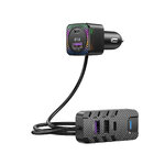 XO transmiter FM BCC13 Bluetooth MP3 ładowarka samochodowa 6,2A czarna