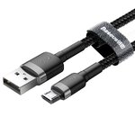 Baseus kabel Cafule USB - micro USB 3,0m 2A szaro-czarny