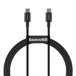 Baseus kabel Superior PD USB-C - USB-C 1,0m czarny 100W