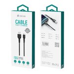 Devia kabel Gracious EC207 USB - MicroUSB 2,0 m 2,1A czarny