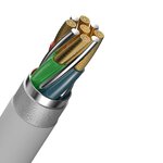 Devia kabel Kintone EC151 USB-C - USB-C 1,0 m 3A biały