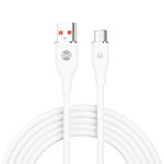 Forever kabel USB - USB-C 1,0 m 6A biały