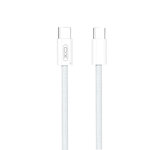 XO kabel NB-Q260A PD USB-C - USB-C 1m biały 60W