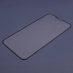 Szkło hartowane 6D matowe do iPhone 12 Pro Max 6.7" czarna ramka
