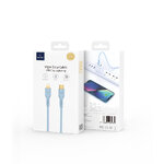 WIWU kabel YQ01 USB-C - Lightning 30W 1,2m niebieski