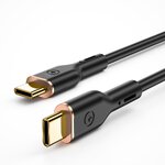 WIWU kabel YQ02 USB-C - USB-C 100W 1,2m czarny