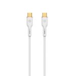 WIWU kabel YQ02 USB-C - USB-C 100W 1,2m biały