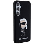 Karl Lagerfeld nakładka do Samsung Galaxy S24 Plus KLHCS24MSNIKBCK czarna HC SILICONE NFT IKONIK