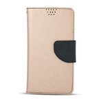 Etui Smart Fancy do iPhone 16 Plus 6,7" złoto-czarne