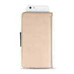 Etui Smart Fancy do iPhone 16 Plus 6,7" złoto-czarne