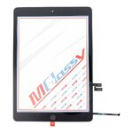 MUSTTBY Ekran dotykowy + taśma klejąca + Home do iPAD 8 (czarny)