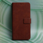 Etui Smart Velvet do Motorola Moto E22 brązowe