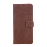 Etui Smart Velvet do Motorola Moto E22 brązowe