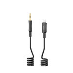 XO kabel audio NB-R255B USB-C - jack 3,5mm 1,0m czarny