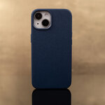 Nakładka Mag Leather do iPhone 14 Pro 6,1" ciemnoniebieska