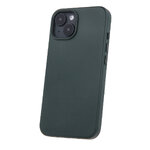 Nakładka Mag Leather do iPhone 15 Pro 6,1" ciemnozielona