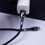 Forever kabel Sleek USB - USB-C 1,0 m 3A czarny