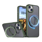 Nakładka Mag Ring Rotating do iPhone 15 Pro Max 6,7" zielona