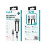 BWOO kabel X274 Fast 3 in 1 USB 3A
