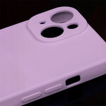 Nakładka Silicon do iPhone 13 6,1" liliowy