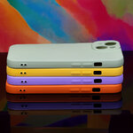 Nakładka Silicon do iPhone 15 6,1" pomarańczowy