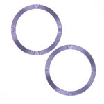 Metal Ring (2szt.) jasnofioletowy
