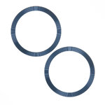 Metal Ring (2szt.) granatowy