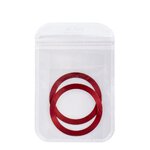 Metal Ring (2szt.) czerwony
