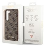 Guess nakładka do Samsung Galaxy A55 GUHCSA55GF4GBR brązowa HC PU 4G with charm