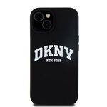 DKNY nakładka do iPhone 15 6,1" DKHMP15SSNYACH czarna HC Magsafe silicone w arch logo