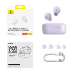 Baseus słuchawki Bluetooth Bowie E18 True Wireless Earphones fioletowe
