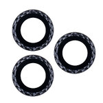 Zestaw szkieł na aparat do iPhone 13 6,1" black rhombus (2 sztuki)