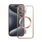 Vmax nakładka Electroplating Mag TPU do iPhone 16 Plus 6,7" różowo-złota