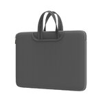 BWOO neoprenowa torba na laptopa z uchwytem 15" szara