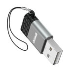 BWOO adapter BZ-38 USB-C - USB szary OTG