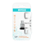 BWOO adapter BZ-38 USB-C - USB szary OTG