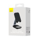 Baseus podstawka na telefonSeashell Series Folding Phone Stand Cluster czarna
