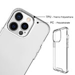 Nakładka Crystal do iPhone 16 Pro 6,3" transparentna big hole