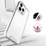 Nakładka Crystal do iPhone 16 Pro 6,3" transparentna big hole