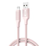 XO kabel NB265 USB - Lightning 1,0m 2,4A różowy