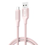 XO kabel NB265 USB - USB-C 1,0m 3A różowy